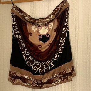 Trina Turk silk strapless camisole